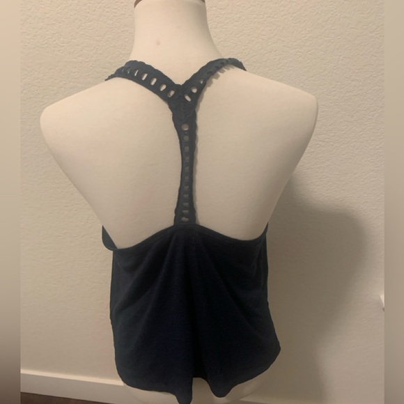 Hollister Embroidered Blue Tank Top - Picture 2 of 4